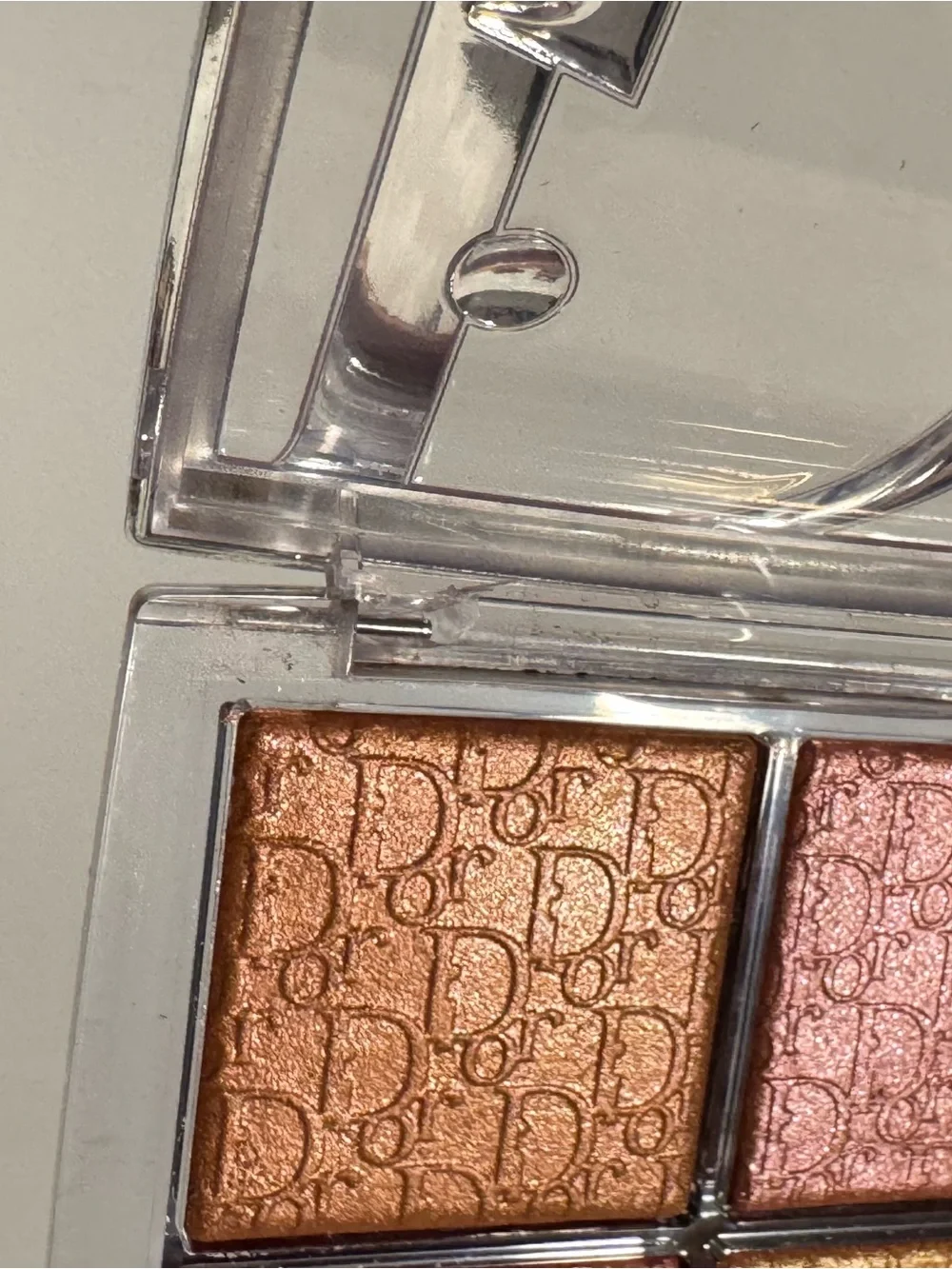 Dior Backstage Glow Maximizer Palette 005 Sunlit Amber Glow Imperfect